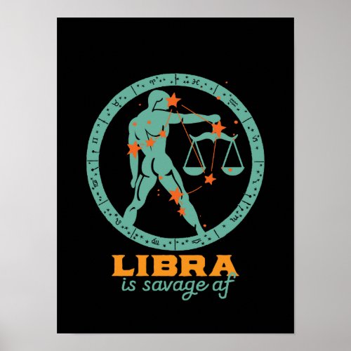 Funny Libra Zodiac Star Sign Astrology Birthday