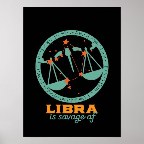 Funny Libra Zodiac Star Sign Astrology Birthday