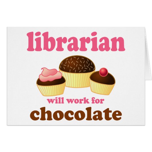 Funny Librarian Card (Front Horizontal)
