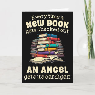 Funny Librarian Quote For Library Nerd  Card