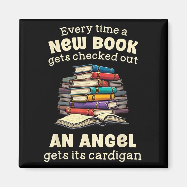 Funny Librarian Quote For Library Nerd  Magnet (Front)