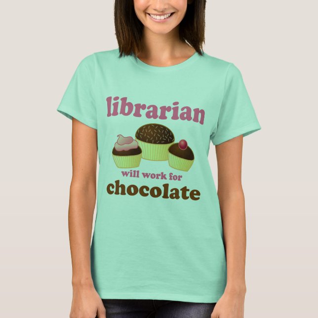 Funny Librarian T-shirt (Front)