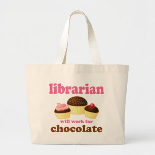Funny Librarian Tote Bag