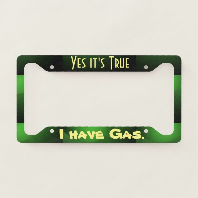 Funny License Plate Frame (Front)