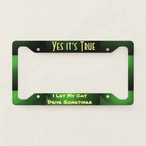 Funny License Plate Frame