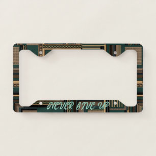 funny license plate frames modern trendy