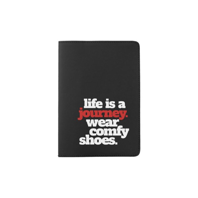 Funny Life is a Journey ... Passport Holder (Front)