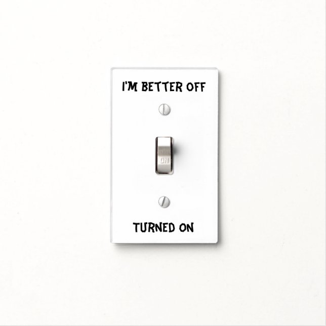 Funny Light Switch Cover (In Situ)