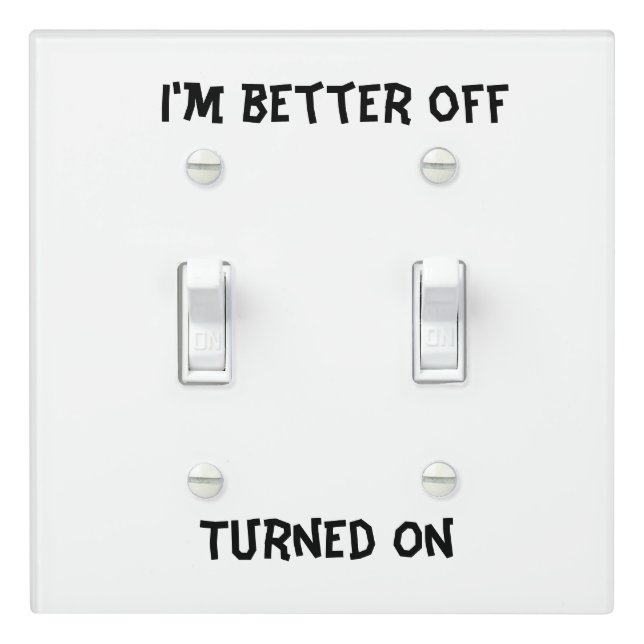 Funny Light Switch Cover (In Situ)