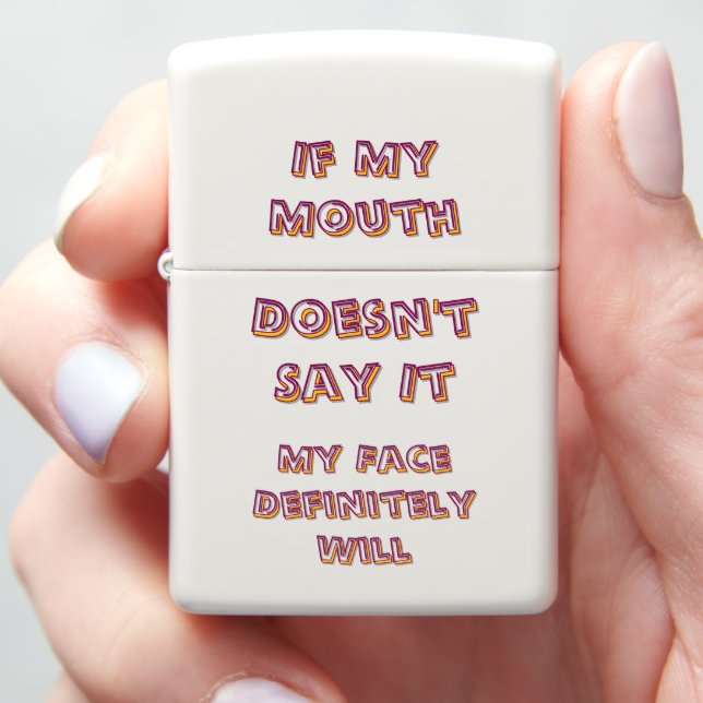 Funny lighter on honest emotions (In Hand)