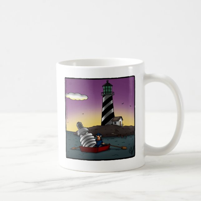 Funny Lighthouse Humor Mug (Right)