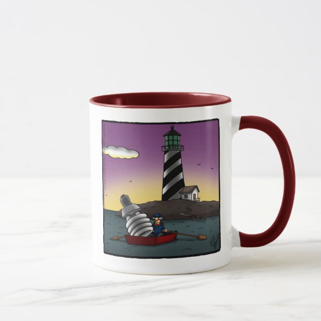 Funny Lighthouse Humor Mug Gift (Right)