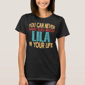 Funny Lila Personalized Tshirt First Name Joke Ite