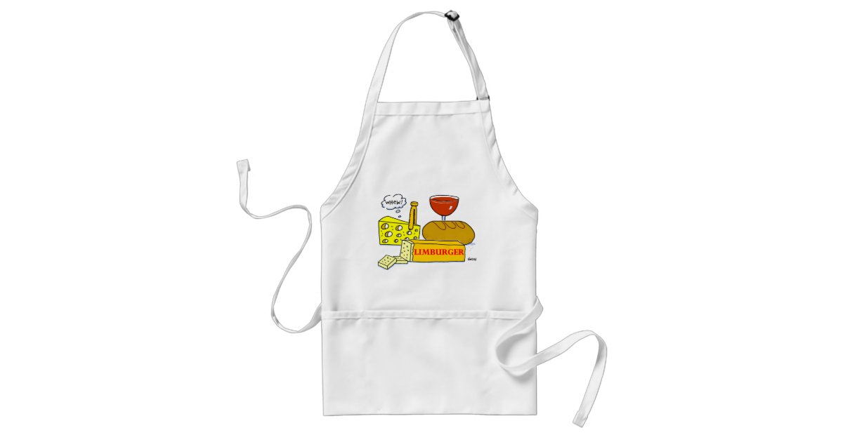 Funny Limburger Cheese Cartoon Apron Zazzle
