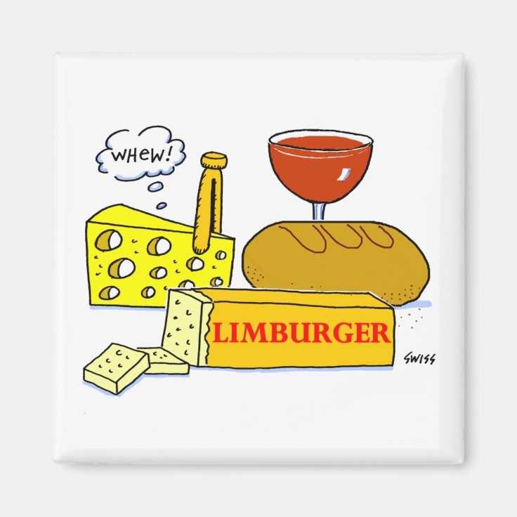 Funny Limburger Cheese Cartoon Tasting Party Favor Zazzle