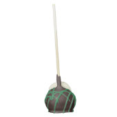 Funny Lime Green Booyeah! Crossed Eyes Halloween Cake Pops (Back)