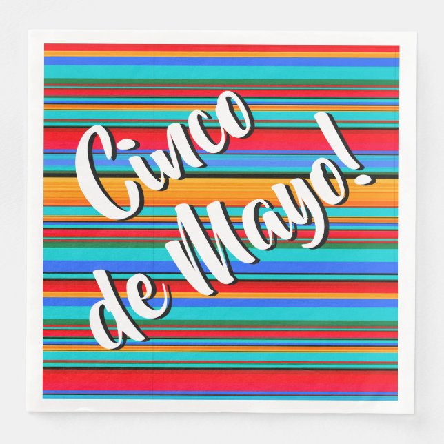 Funny Lime With Sombrero Party Paper Dinner Napkins (Front)