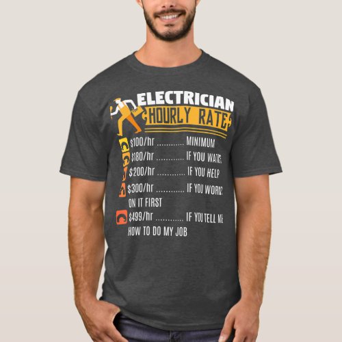 Funny Lineman Gift For An Electrician T_Shirt