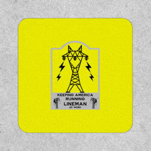 Funny Lineman Mug – Power Lineman Gift – Electric Patch