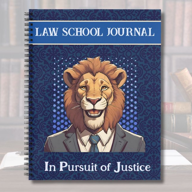 Funny Lion Gift for Law Student Lawyer Enforcement Notebook (Funny Lion Gift for Law Student Lawyer Enforcement)