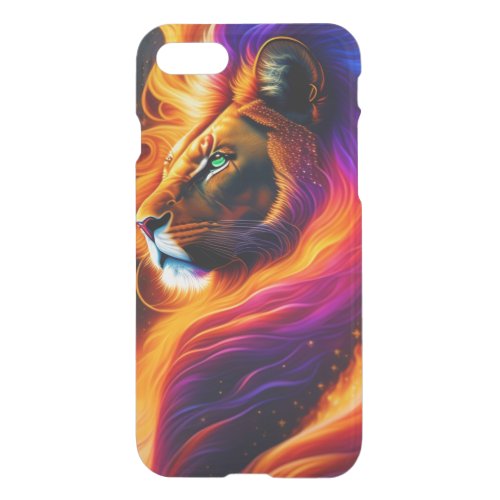 Funny Lion King Painting Art iPhone SE87 Case