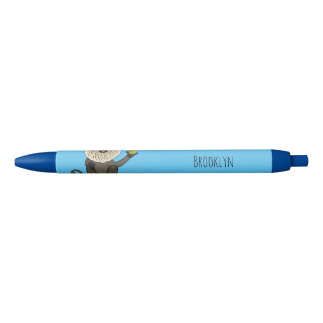 Funny lion tailed macaque monkey cartoon pen (Front)