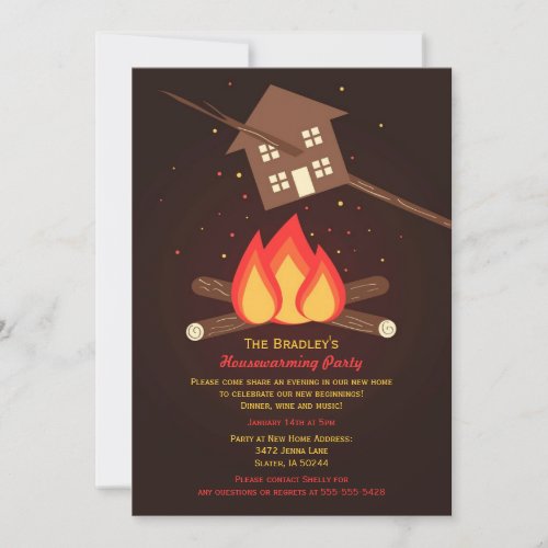 Funny Literal Housewarming Party _ Modified   Invitation