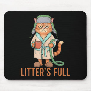 Funny Litter’s Full Cat Parody Cute Cat Lover Chri Mouse Pad