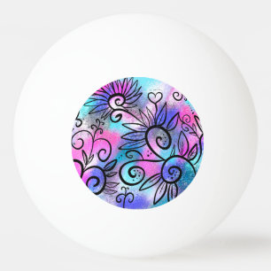 Funny little bird ping pong ball