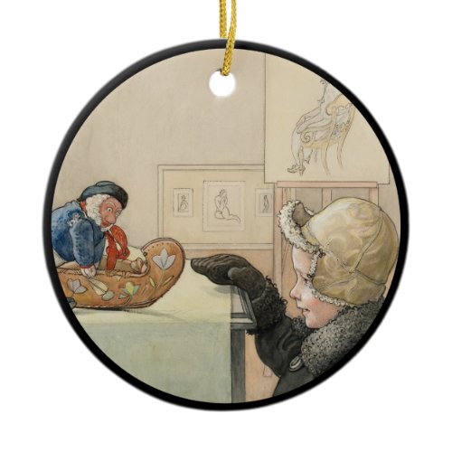 Funny Little Fellow Ceramic Ornament