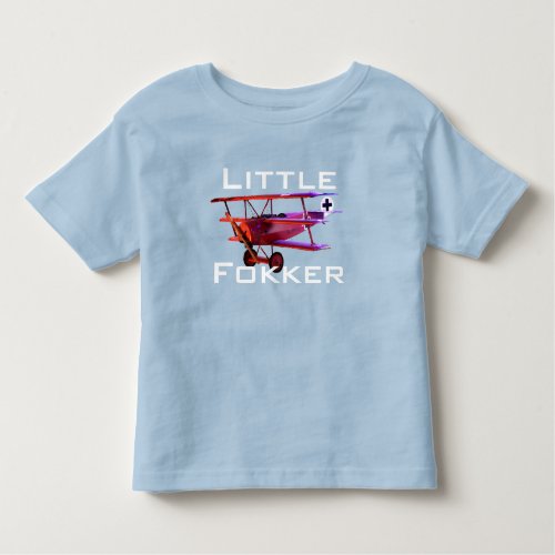 Funny Little Fokker Triplane Toddler T_shirt
