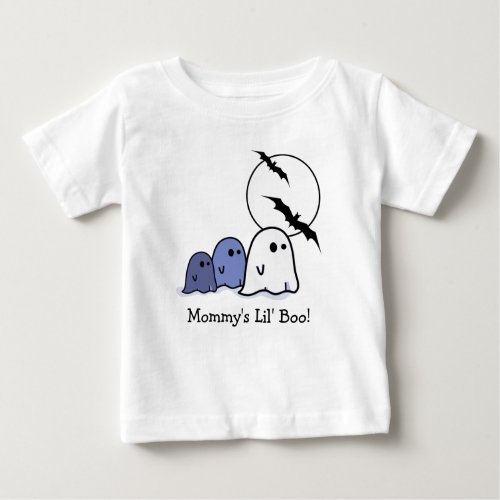 Funny Little Ghosts Halloween  Baby T_Shirt