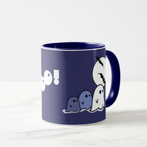 Funny Little Ghosts Halloween Gift  Mug