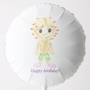 Funny little ginger boy balloon