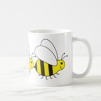 Funny Little Honey Bee Cute Coffee Mug by DoodleDeDoo at Zazzle
