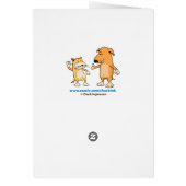 Funny Little Horse Play Cards (Back)