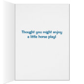 Funny Little Horse Play Cards (Inside (Right))