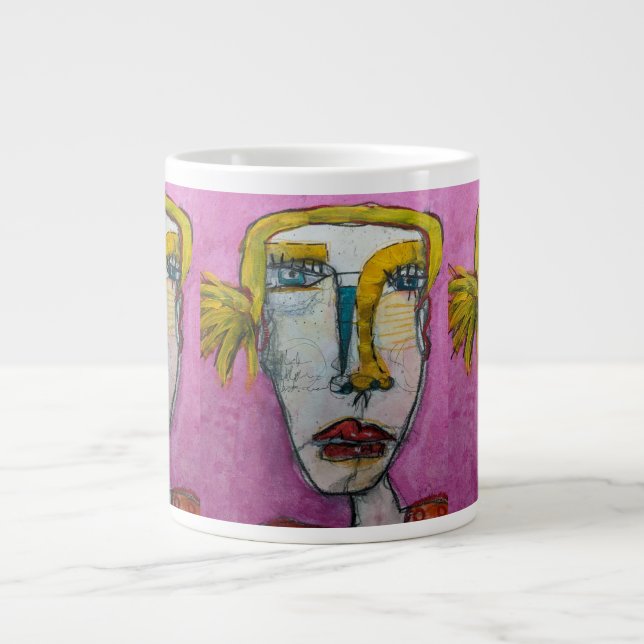 Funny Little Lollipop  Giant Coffee Mug (Front)