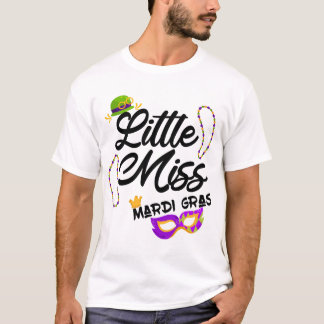 funny little miss mardi gras T-Shirt