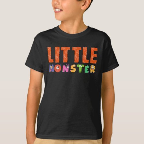 Funny Little Monster Halloween T_Shirt