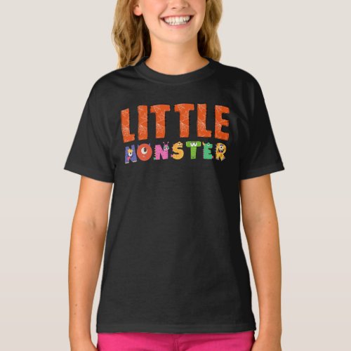 Funny Little Monster Halloween T_Shirt