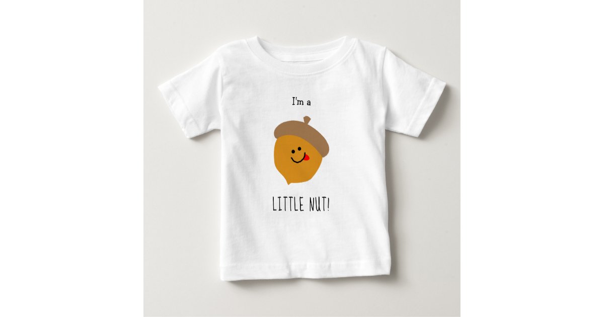Funny Little Nut Baby Acorn Cartoon Cute Baby T Shirt Zazzle Com Polish your personal project or design with these nuts transparent png images, make it even more personalized and more attractive. funny little nut baby acorn cartoon