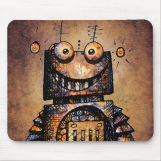 Funny Little Robot Mouse Pad