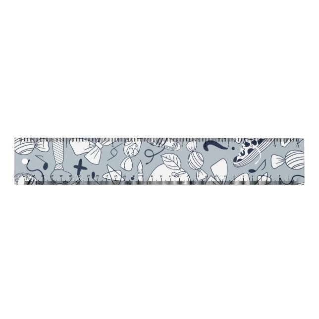 Funny Little School Things on Favorite  Ruler (Front)