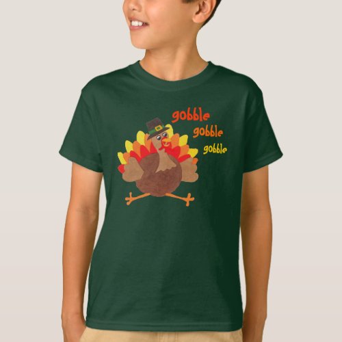 Funny Little Turkey _ T_Shirt