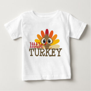 Funny Little Turkey Thanksgiving unisex t-shirt