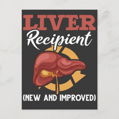 Funny Liver Transplant Recipient Surgery Get Well Postcard