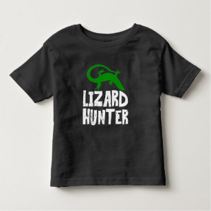 Funny Lizard Hunter Reptile loving Kid Toddler T-shirt