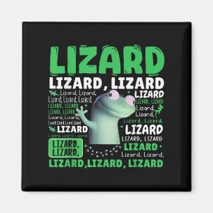 Funny Lizard Meme Animal Women Men _1 Magnet