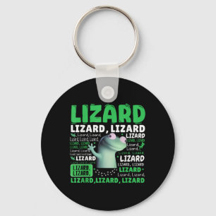 Funny Lizard Meme Animal Women Men _3 Keychain